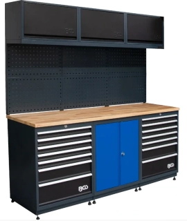 BGS 80100 Systém nástěnných jednotek - startovací balíček dřevo (Sada 3 moduly