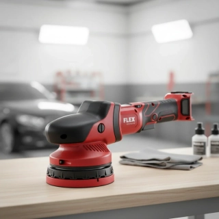 FLEX XCE 8 125 18.0-EC C aku excentrická leštička s nuceným pohonem 18V, bez aku, - 493872