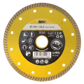 Magg DKTK150 Diamantový kotouč TURBO SPEED 150x22,2mm