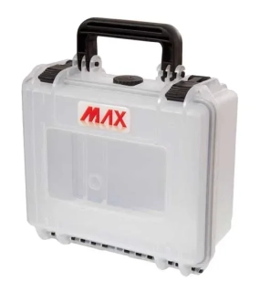 Magg MAX235TH105 MAX Plastový kufr, 258x243xH 117,5mm, IP 67, barva transparentní