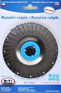 Magg ROTO12515 Rotační rašple 125x22,2mm - jemná čepel 1,5mm