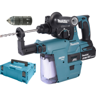 MAKITA DHR243RTJW Aku vrtací a sekací kladivo 18V / 5,0Ah